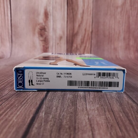 Jobst Medical Compression Stockings Natural 15-20mmHg Large Petite Knee CT - Picture 6 of 13